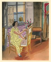 Henri Matisse "La seance du matin" pochoir