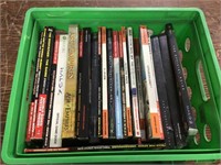 Large lot of video game guides in crate