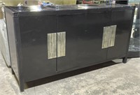 (FB) Century Black Lacquer Sideboard Cabinet (Top