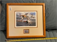 2001-2002 Framed & Numbered Duck Stamp 371/ 7200