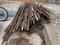 Pile of Fence Posts various lengths well over 200