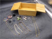 Jewelry Box, Stones, Jewelry, Trinkets
