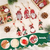 *21pcs Wooden Christmas Tree Decorations