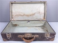 Vintage Midwest Trunk & Bag Metal Suitcase