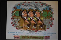 Lightem, Puffem & Co. Vintage Salesman Sample Ciga