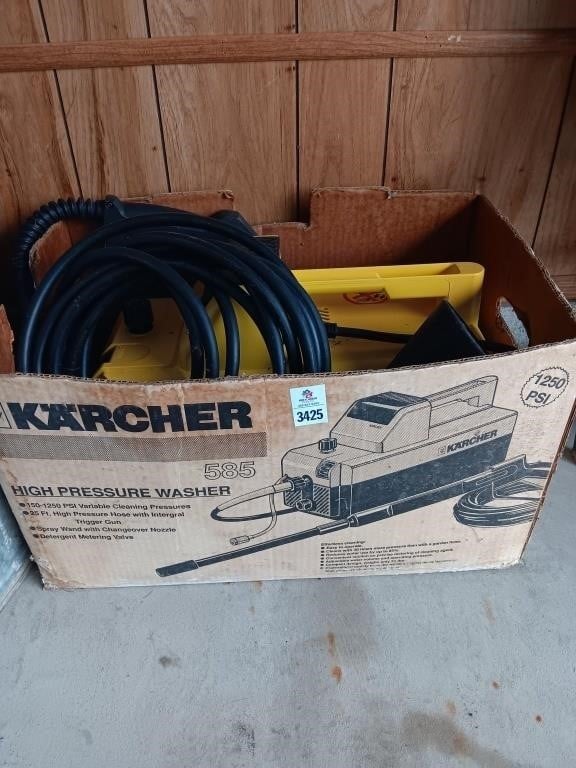 Karcher high pressure washer
