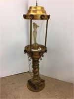 Gilt electricfied fountain