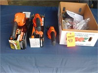 Lot 43  (3) Black & Decker Garden Shears.