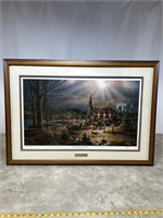 Terry Redlin signed and numbered print called God