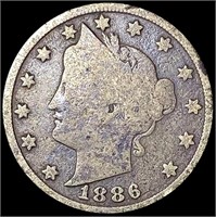 1886 Liberty Victory Nickel