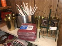 Stainless Caddy ~ Table Set & Supplies