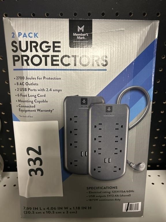 MM 2 pack surge protectors