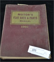 1960 Motor's Flat Rate & Parts Manual