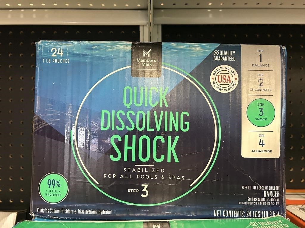 MM quick dissolving shock 24-1 lb pouches