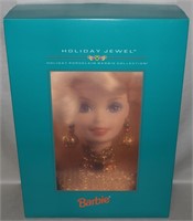 Mattel Barbie Doll Holiday Jewel Porcelain 14311