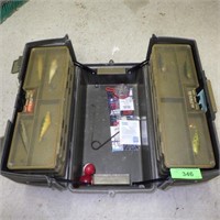 ADVENTURE #1986 TACKLE BOX W/ ASST. TACKLE