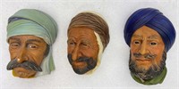 Bossons Heads: Albanian, Sikh, Persian