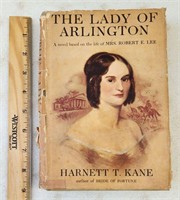 The Lady of Arlington 1953 Signed Book Harnet Kane