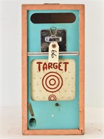 1950 Target Coin Drop Game GumBall Vending Machine