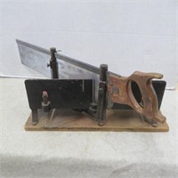 Miter Saw - Manual - Worn - Vintage - No Ship