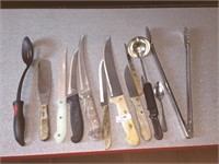Knife and Utensils Lot