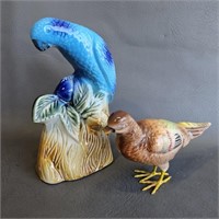 Porcelain Bird Figurines (2) -Vintage