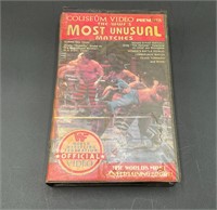 Most Unusual Matches 1985 WWF Wrestling VHS Tape