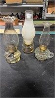 Three Oil Lamps