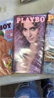 7 playboy magazines 1973-1981