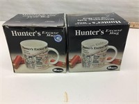2 Hunter’s coffee mugs.