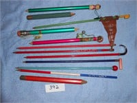 Lot of Long and Fat Pencils Including