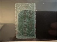 1901 CIGARETTE REVENUE TAX STAMP