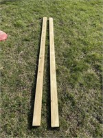 Two 6 foot 2 x 4 boards
