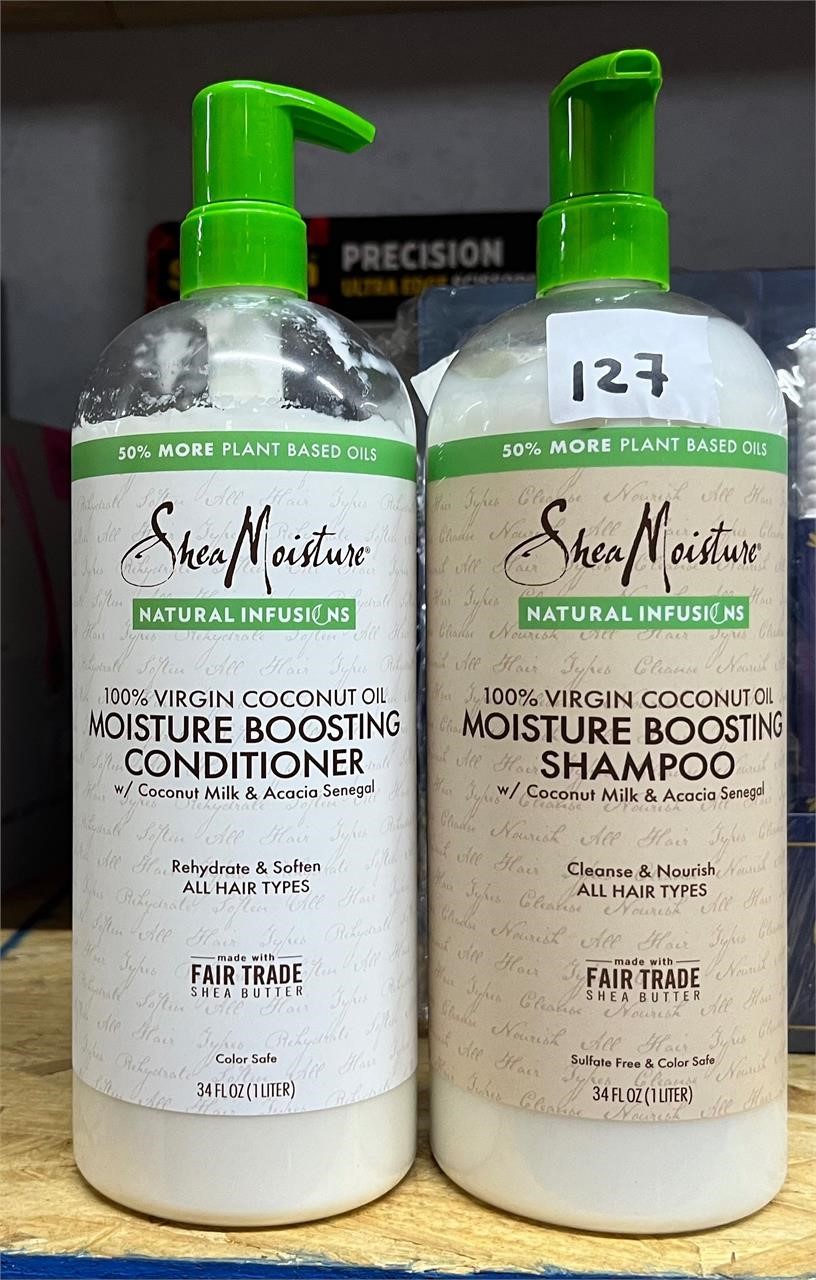 Shea Moisture Shampoo & Conditioner, 2ct