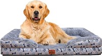PETHIPPIE Orthopedic Dog Bed, Egg-Crate Foam Dog B