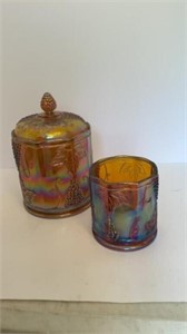 Vintage Indiana Glass Marigold Carnival Glass