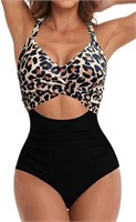 Women's One Piece Swimsuit Tummy Control Cutout