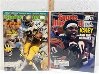 2 signed Sports Illustrated/ 1979 Vegas