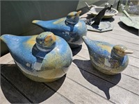 Glazed Clay Birds