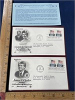 1977 President Jimmy Carter stamped cover