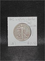 1942 Walking Liberty Half Dollar