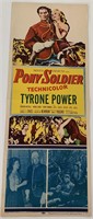 Pony Soldier vintage movie poster