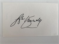 Jayne Kennedy original signature