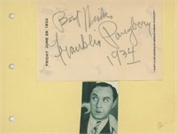 Franklin Pangborn signature cut
