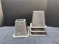 Bed Risers, 4pc