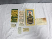 Lot of Early 1900s-1940s Train Ephemera -Tickets,