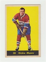 1960 Parkhurst Dickie Moore Hockey Card