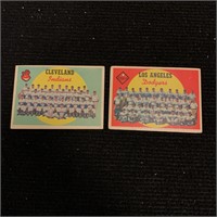 1959 Topps Team Cards, Dodgers