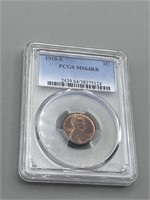 1910-S PCFGS PR64RB Wheat Penny