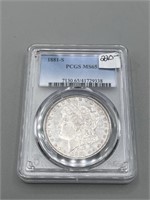 1881-S PCGS MS65 Morgan Silver Dollar